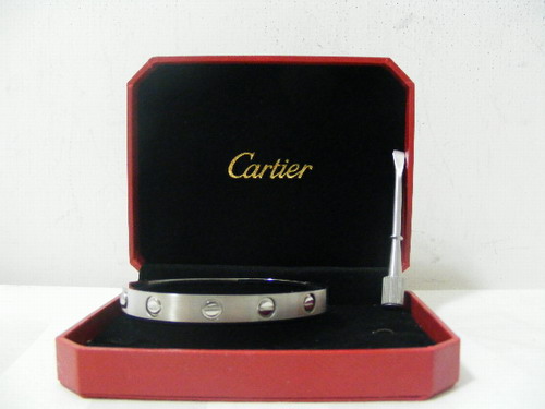 Cartier Love Bracelet in Silver Stainless Steel for Sale