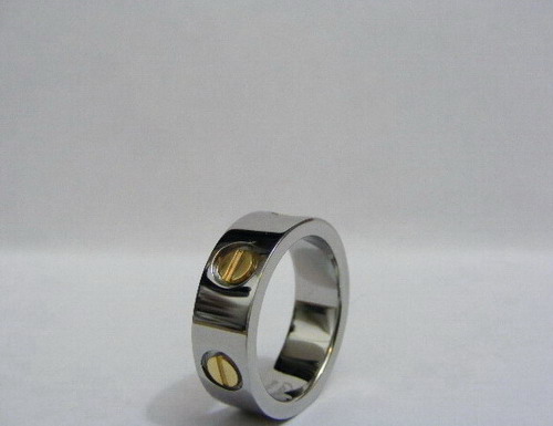 Cartier Love Ring White Gold with Gold for Sale