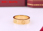 Cartier Love Ring Yellow Gold Replica