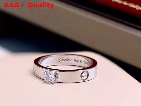 Cartier Love Solitaire White Gold Diamond Replica