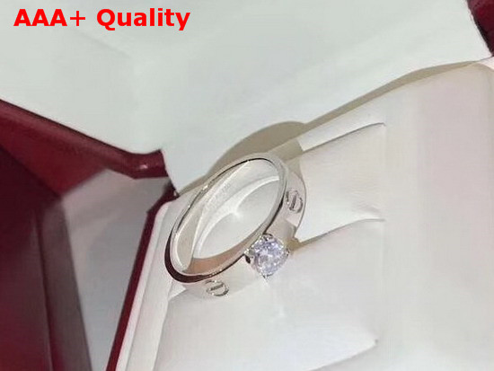 Cartier Love Solitaire White Gold Diamond Replica