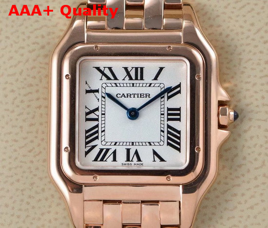 Cartier Panthere De Cartier Watch Small Model Pink Gold Replica