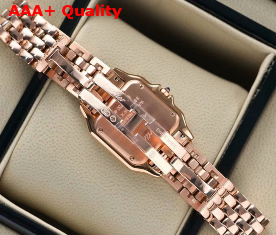 Cartier Panthere De Cartier Watch Small Model Pink Gold Replica