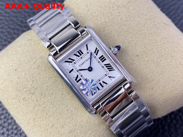 Cartier Tank Must Watch Large Model High Autonomy Quartz Movement Steel Replica