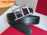 Cartier Tank de Cartier Belt in Black Cowhide Replica