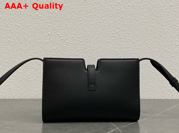 Celine 16 Strap Pochette in Black Supple Calfskin Replica