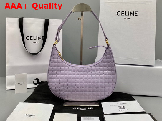 Celine Ava Bag in Quilted Lambskin Lilas Replica