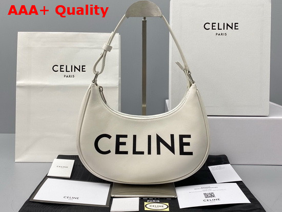 Celine Ava Bag in White Calfskin Replica