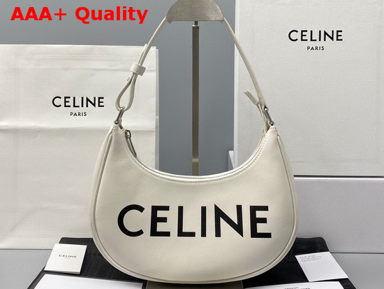 Celine Ava Bag in White Calfskin Replica