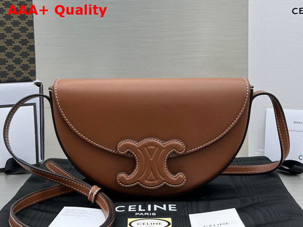 Celine Besace Cuir Triomphe in Smooth Calfskin Tan Replica