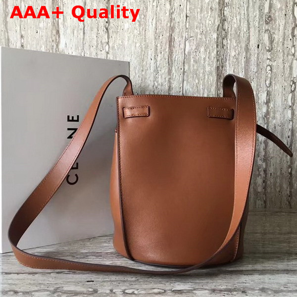 Celine Big Bag Bucket with Long Strap in Tan Smooth Calfskin Replica