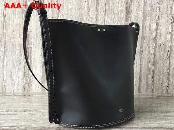 Celine Big Bucket Bag in Black Smooth Calfskin Replica