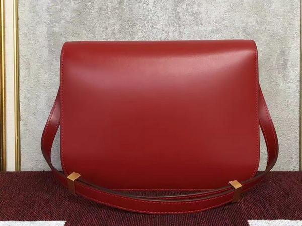 Celine Box in Dark Red Smooth Calfskin for Sale