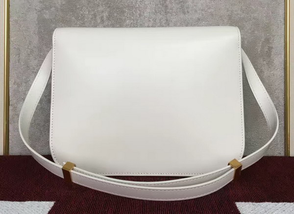 Celine Box in White Smooth Calfskin for Sale