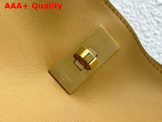 Celine Bucket 16 Bag in Yelllow Smooth Calfskin Replica