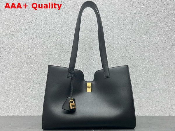 Celine Cabas 16 in Black Smooth Calfskin Replica