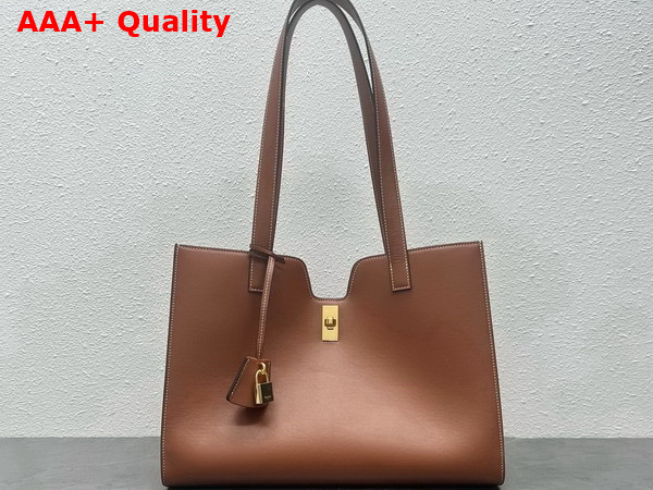 Celine Cabas 16 in Tan Smooth Calfskin Replica