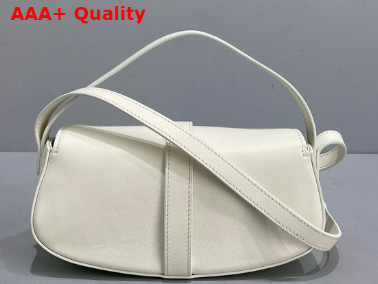 Celine Clutch On Strap in Smooth Calfskin White Replica