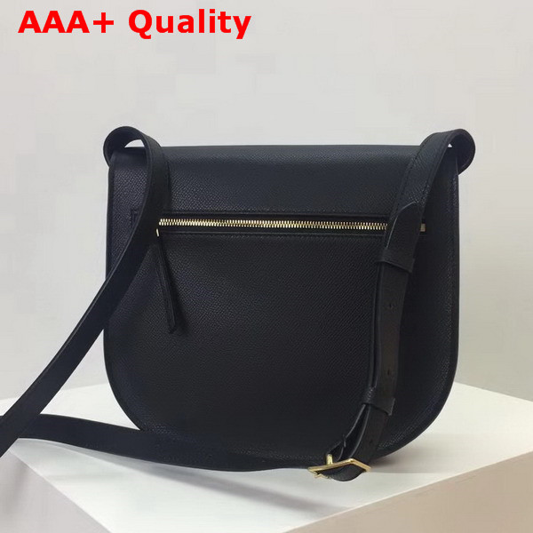 Celine Compact Trotteur Bag in Black Grained Calfskin Replica