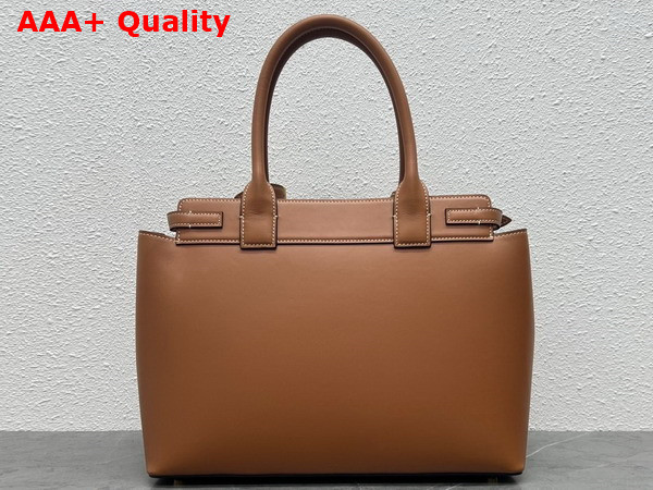 Celine Conti Bag in Tan Natural Calfskin Replica