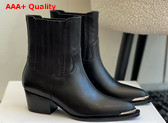 Celine Cruiser Boots Chelsea Boot in Black Calfskin Replica