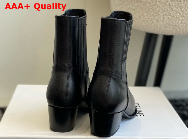 Celine Cruiser Boots Chelsea Boot in Black Calfskin Replica