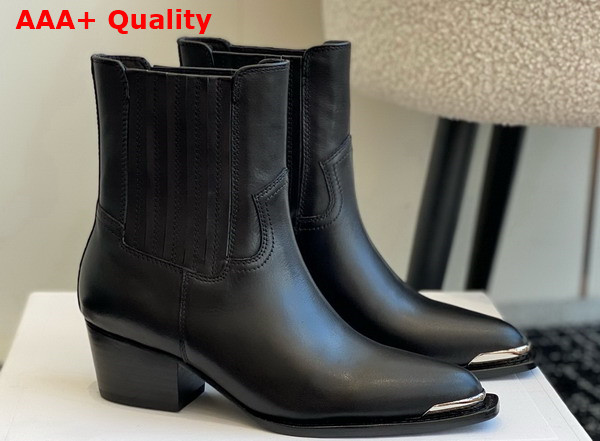 Celine Cruiser Boots Chelsea Boot in Black Calfskin Replica