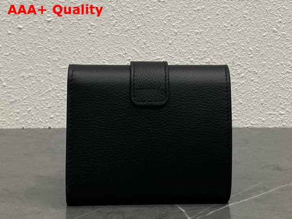 Celine Fine Wallet Celine Victoire in Supple Calfskin Black Replica