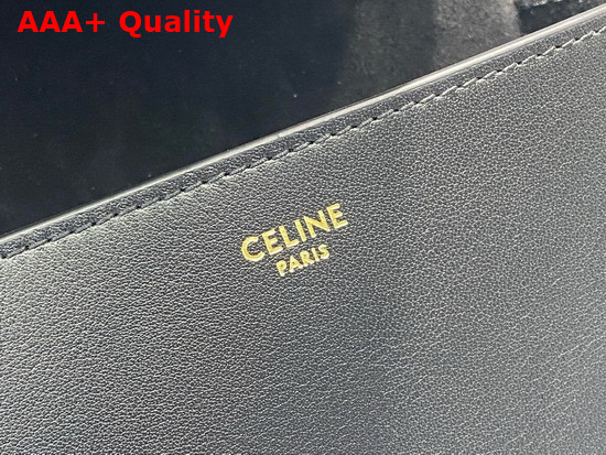 Celine Folco Cuir Triomphe in Smooth Calfskin Black Replica