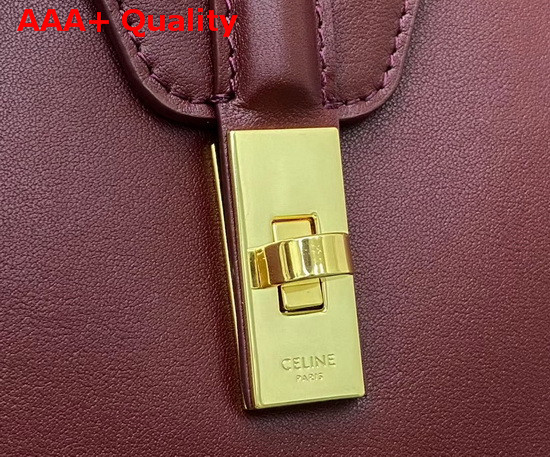 Celine Large Soft 16 Bag in Light Burgundy Supple Grained Calfskin Replica