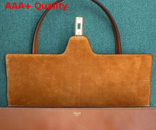 Celine Large Soft 16 Bag in Tan Smooth Calfskin Replica