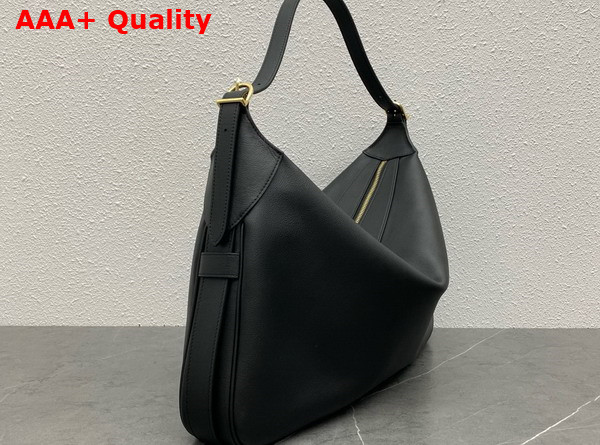 Celine Large Strap Romy in Black Supple Calfskin Replica