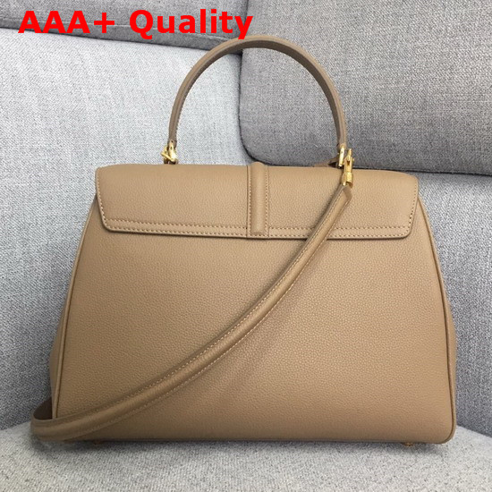 Celine Medium 16 Bag in Beige Grained Calfskin Replica