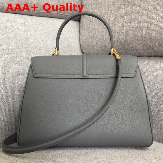 Celine Medium 16 Bag in Medium Grey Grained Calfskin Replica