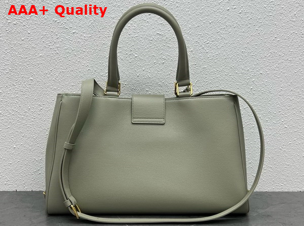 Celine Medium Appoline Bag in Green Clay Supple Calfskin Replica