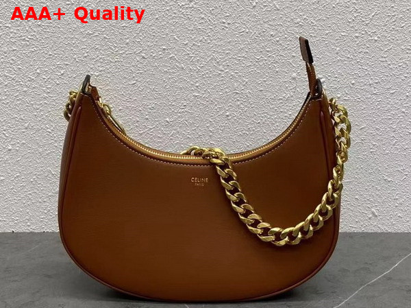 Celine Medium Ava Chain in Tan Smooth Calfskin Replica