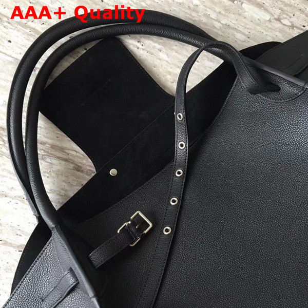 Celine Medium Big Bag in Black Supple Grained Calfskin Replica