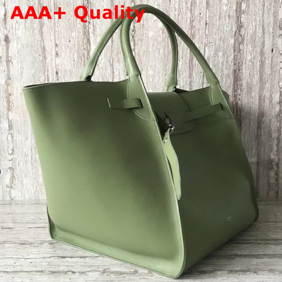 Celine Medium Big Bag in Green Smooth Calfskin Replica