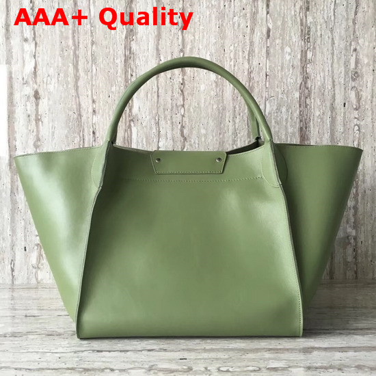 Celine Medium Big Bag in Green Smooth Calfskin Replica