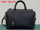 Celine Medium Cabas De France Bag in Black Grained Calfskin Replica