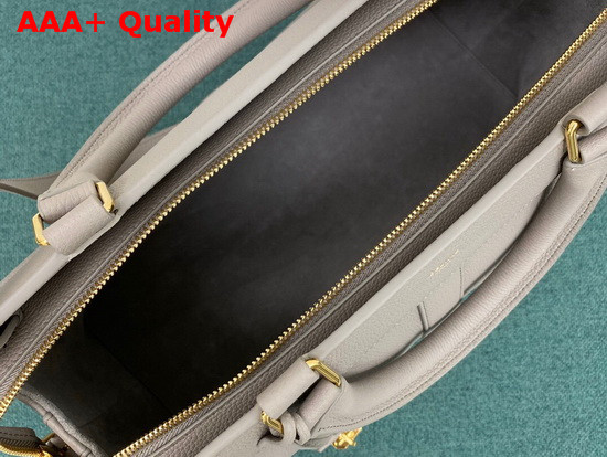 Celine Medium Cabas De France Bag in Grey Grained Calfskin Replica