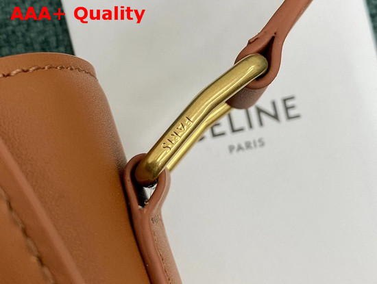 Celine Medium Camarat Bag in Tan Natural Calfskin Replica