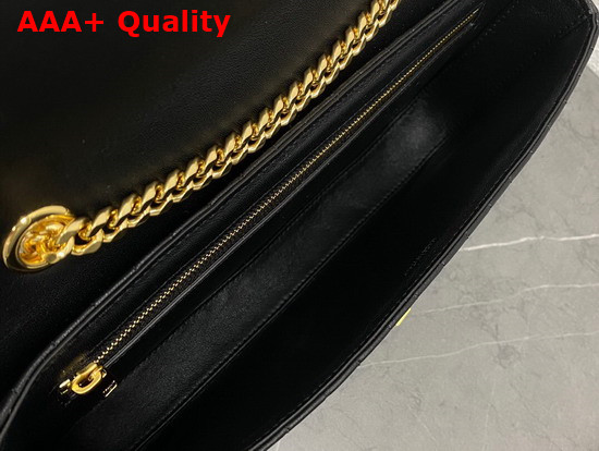 Celine Medium Chain Sulky Bag in Black Quilted Lambskin Replica