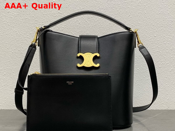 Celine Medium Louise Bag in Black Smooth Calfskin Replica