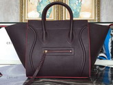 Celine Medium Luggage Phantom Handbag in Bordeaux Grained Calfskin for Sale