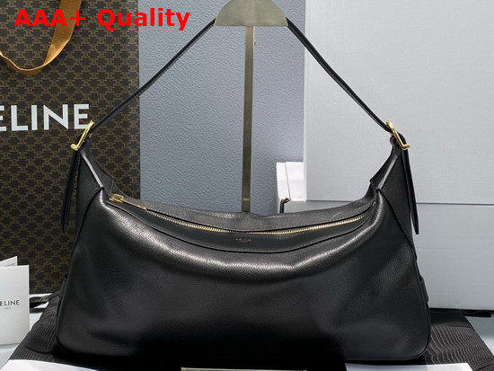 Celine Medium Romy in Supple Calfskin Black Replica