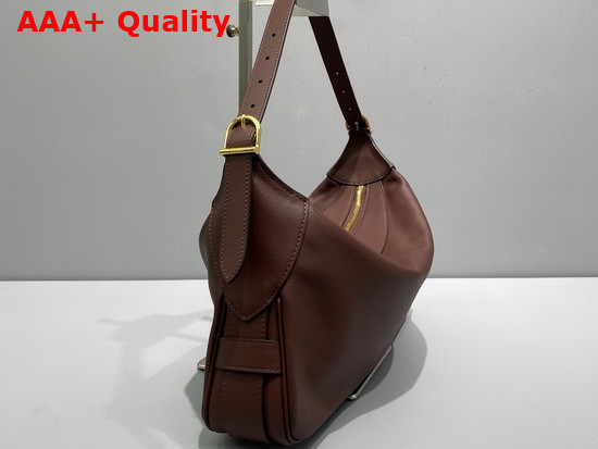 Celine Medium Romy in Supple Calfskin Brown Replica