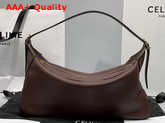 Celine Medium Romy in Supple Calfskin Brown Replica