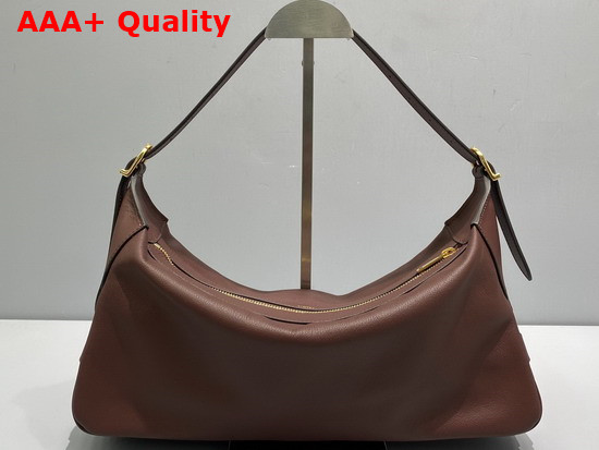 Celine Medium Romy in Supple Calfskin Brown Replica