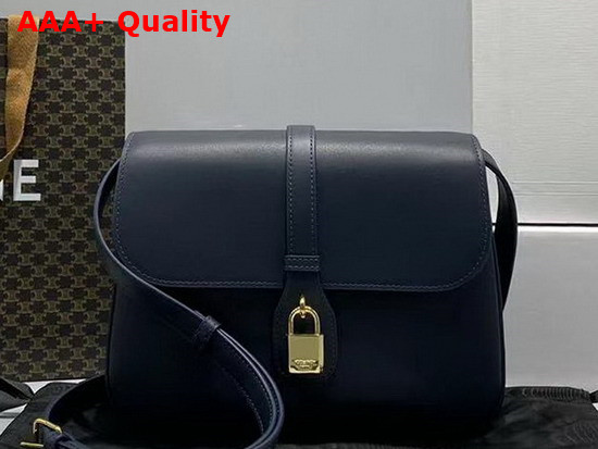 Celine Medium Tabou in Smooth Calfskin Dark Blue Replica